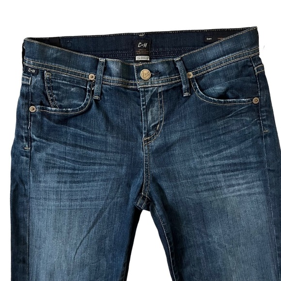 Citizens For Humanity Jeans Dani Cuffed Cropped Straight Leg Mid Rise US 26 - Picture 3 of 8